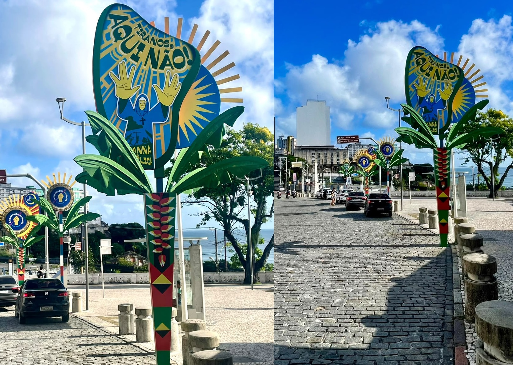 Decoração do 2 de Julho gera polêmica e oposição acusa Prefeitura de ‘ecofake’