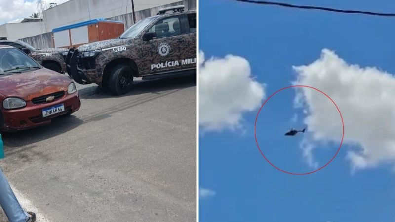 Policial militar surta dentro de companhia na Bahia; Bope e Graer cercam o local