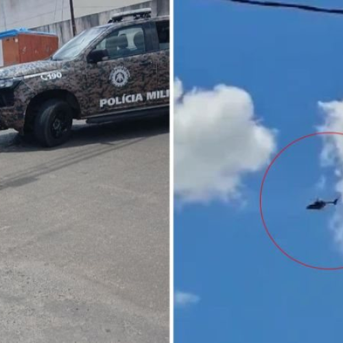 Policial militar surta dentro de companhia na Bahia; Bope e Graer cercam o local
